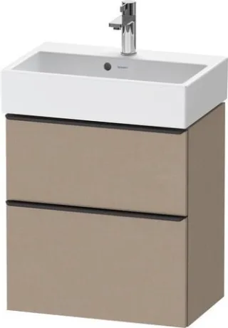Duravit D-Neo Waschtischunterbau wandhängend Leinen Matt 584x372x625 mm - DE43290BD750000 DE43290BD750000