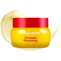 Eqqualberry Tagescreme Vitamin Illuminating Cream 50ml – Vitamin C Gesichtscreme mit Niacinamide & Tranexamic Acid – Glow Moisturizer für ebenmäßigen Teint, Hautbarriere Pflege, korean skincare Gesichtspflege