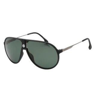 Carrera UC – Sonnenbrille mit mattschwarzem Rahmen und grünen polarisierten Gläsern