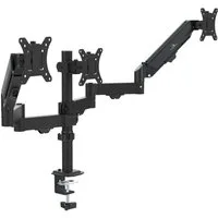 Maclean Monitor-Halterung MC-137 Halterung für 3 Monitore 17-27'' 8kg, (bis 27 Zoll, mit Gasfeder)