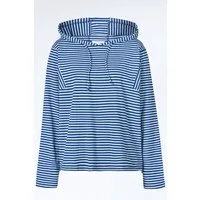 Himalaya Clothing Kapuzenpullover Damen Oberteil mit Kapuze - Zeitloses Kapuzenshirt in Streifenoptik Pullover Damen aus weicher Bio-Baumwolle