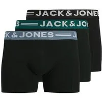 Jack & Jones Boxer Sense Trunks (Packung, 3-St., 3er-Pack) Baumwollmischung, elastisches Bündchen