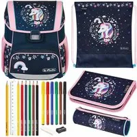 Herlitz Schulranzen Set Loop Plus 10-teilig 2026 Mädchen Unicorn