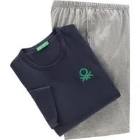 United Colors of Benetton Pyjama (Set, 2 Stück) Komfortabler Bund und natürlich atmungsaktiv