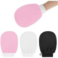 FELIXLEO Reinigungshandschuh 3 Stück Peelinghandschuh Set Körperpeeling Handschuhe für Dusche (1-St)