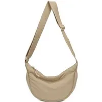 ITALYSHOP24 Schultertasche Damen Tasche Runde Brusttasche MOON Bag CrossBody Crossover Nylon, Umhängetasche Hüfttasche Slingntasche Reise sportlich-modernen Look