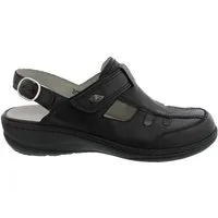 Waldläufer Waldläufer Heria, Clog, Pigalle (Glattleder), schwarz, Klettverschluss Clog