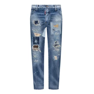 Dsquared2 Denim Cool Guy Patch Jeans Marineblau