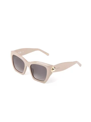 Furla Sonnenbrille Glänzendes Beige