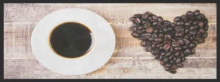 Küchenteppich Kaffee 4383 | Größe: 75 cm x 120 cm