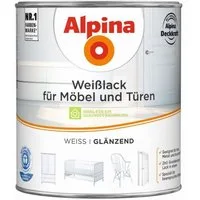Alpina Weißlack Alpina Weißlack für Möbel & Türen 2 L weiß