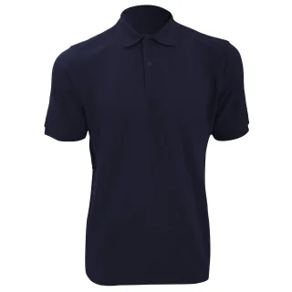Russell Mens Ripple Kragen & Manschette Kurzarm-Poloshirt (French Navy)