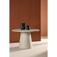 Venture Home Esstisch Lanzo, runde Esstafel für den täglichen Einsatz, Küchentisch, rund, skandinavisch, stabil (120 cm)