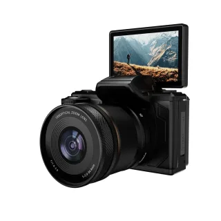 XJ18 8MP 8K HD Digital Camera 18X Optical Zoom Long Battery WiFi Smart Bluetooth Remote Photography Camera with 3.53Inch