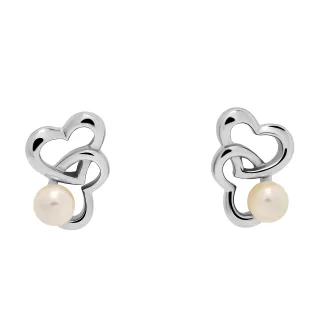 Orphelia 'Lili' Ohrstecker für Damen aus 925er Sterlingsilber - Silber ZO-7513