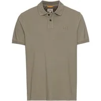 camel active Poloshirt normale Passform, Polokragen, 2-Knopf-Form, mit Logo-Stickerei