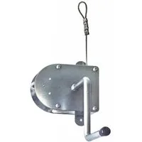 Schneider Grillgeräte GmbH & Co.KG Feuerstelle Schneider Kurbel verzinkt mit 3 m Drahtseil für Roste bis 70 cm