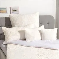 TRAUMSCHLAF Kunstfaserkopfkissen Teddy Flausch, Füllung: Bezug: 100% Polyester, Füllung: 100% Polyester, Bezug: Bezug: 100% Polyester, Füllung: 100% Polyester