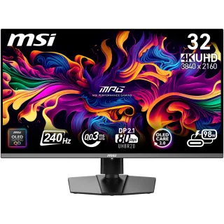 MSI MPG 322URXDE QD-OLED | 9s6-3dd29a-021 | 31.5" 4K UHD - 240Hz
