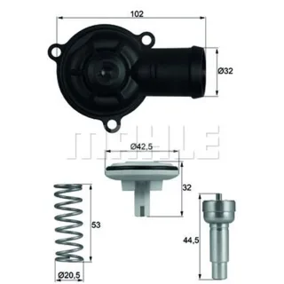 Behr Thermostat mit Dichtung Seat Skoda VW TI22087D