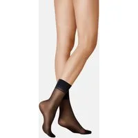 KUNERT Basicsocken Satin Look 20 (1-Paar) Söckchen luxuriös glänzend