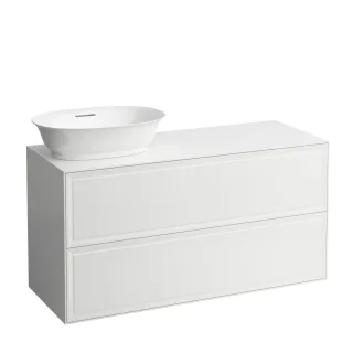 LAUFEN Waschtischunterschrank THE NEW CLASSIC f.WT H812852/3 1175x455 Ausschn li Eiche geschwärzt, H H4060830856281