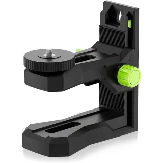 Huepar PV12 Fine-Tuning Magnetic Laser Level Bracket Wall mount L-Shape Pivoting Base with 360° Rotation 1/4"-20 & 5/8"-