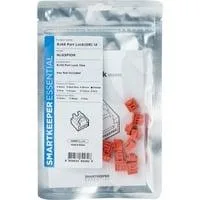 ESSENTIAL RJ45 Port Lock (NL03), Einsteckschloss Farbcode Orange, 12 Stück