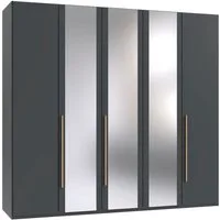 Wimex Drehtürenschrank London in den Breiten 180cm, 225cm und 270cm erhältlich, inkl. Spiegel Kleiderschrank wahlweise mit Basic- o. Premium-Ausstattung erhältlich