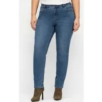 Sheego Bequeme Jeans Stretch-Jeans normal PIA, aus elastischem Denim