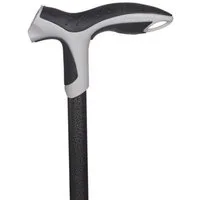 Antar Gehstock Gehstütze Soft Step mit anatomischem Griff, Aluminium Gehstock, 14 mögliche Höhenpositionen