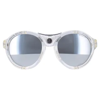 Moncler Runde Unisex Kristall Silber Grau Silber Spiegel ML0046
