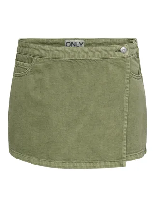 ONLY - ONLSILLA MW WRAP SKORT PNT Oil Green - Gr. - XS