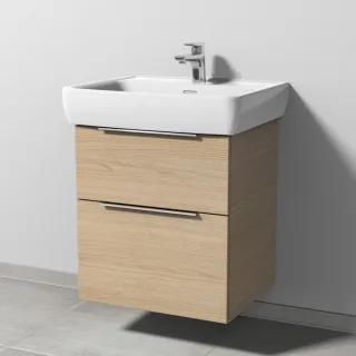 Sanipa 3way Waschtischunterbau zu Laufen Pro A Waschtisch mit 2 Auszügen, Eiche-Nordic UM75648