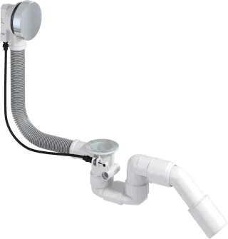 Neuesbad Ab-und Überlaufgarnitur für die Badewanne, Oberfläche: chrom NB1NHC_047B1