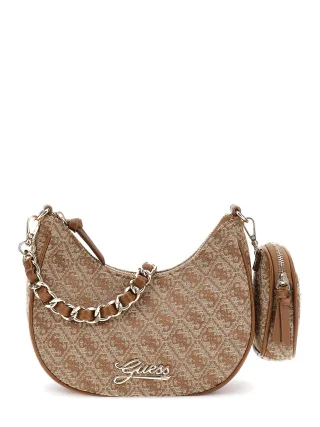 Guess Kids - JACQUARD HOBO BAG 4G AOP BEIGE BLAN - Gr. - OS