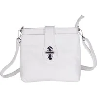 MIRROSI Umhängetasche Damen Crossbody Bag, Echtleder Made In Italy, (22x22x8cm) aus Wildleder