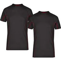 James & Nicholson Laufshirt Doppelpack Herren Sportshirt modische reflektierende Details JN421 (Doppelpack, 2 Stück) Feuchtigkeitsregulierend, atmungsaktiv und schnell trocknend