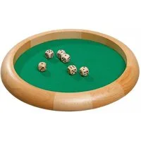 Philos Spiel, Würfelbrett - 30 cm - mit Würfeln