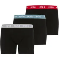 HUGO Boxer BOXERBR TRIPLE (Packung, 3-St., 3er) mit elastischem Bund