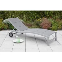 MERXX Gartenliege San Marino, 1 St., Aluminium