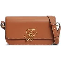 Tommy Hilfiger Umhängetasche TH SCRIPT FLAP CROSSOVER, Schultertasche, Handtasche, Mulitfach, Clutch mit Logo