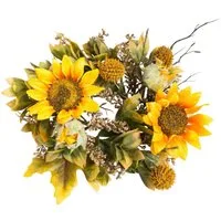 Kunstkranz Sonnenblumenkranz, Botanic-Haus, Höhe 10 cm