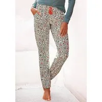 LASCANA Schlafhose im Blumen Allover-Druck