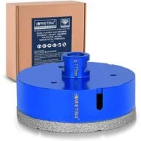 XERSEK Bohrkrone Diamantbohrkrone Vakuumlötung M14, Ø6-150mm Fliesenbohrer Trockenbohr., Schnelles Diamantbohrer für Fliesen, Granit, Marmor Keramik, Langlebig, Rost Hitzebeständig, Hohe Bohrgeschw. 3x läng. Lebensdauer