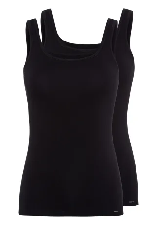 SKINY - Skiny Damen Tank Top 2er Pack Cotton Advantage black - Gr. - 44