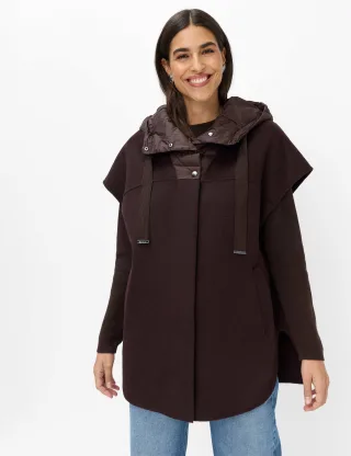 Brax Damen Weste Style HOLLY brunette, dunkelbraun, Gr. 34