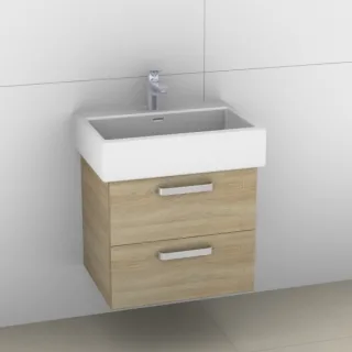 Artiqua 415 Waschtischunterschrank für Living City 817433 Castello Eiche quer NB, 415-WU2L-L7-7134-4 415-WU2L-L7-7134-426