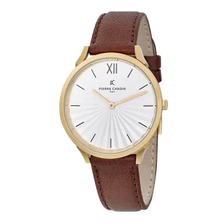 Pierre Cardin Pigalle Plissée Braun Unisex Armbanduhr CPI.2004