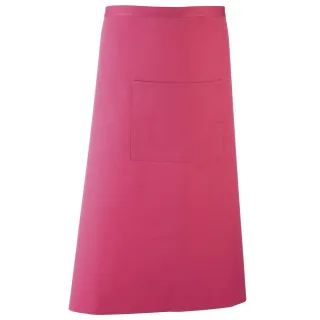 Premier Unisex Colours Barschürze (lange kontinentale Form) (2er-Pack) (Hot Pink)